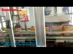 10 - 20 litrelik genel kutu üretimi için kare kutu üretim hattı