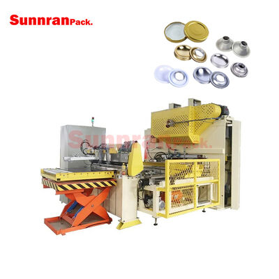 Automatic Metal Lid Can Top Bottom Making Line Tin Can Production Line