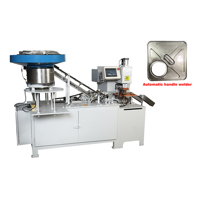 Otomatik 4L Kapak Üst Nokta Kaynak Makinesi 40CPM Kapak klipsi kaynak makinesi